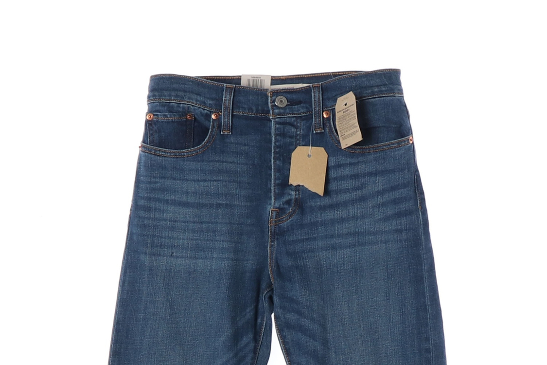 (새상품)리바이스 워싱 웨지 스트레이트 데님팬츠 청바지 W27 이미지