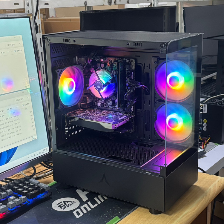 배그 오버워치 게임용 게이밍 중고 리퍼 i5-6500+GTX1060 본체 이미지