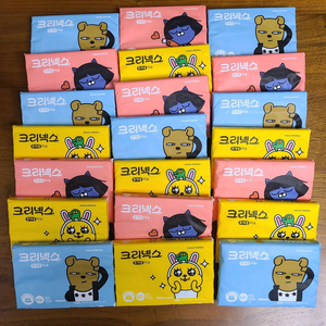 크리넥스 카카오프렌즈 여행용 휴대용 티슈 화장지 50매 이미지