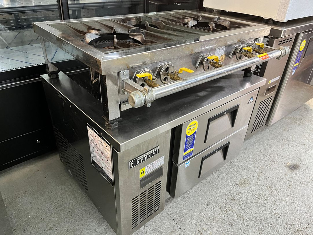 부성 서랍냉장고 900 낮은서랍식 서랍형태 작업대 테이블 화구 간택기 에베레스트 간냉식 업소용 이미지