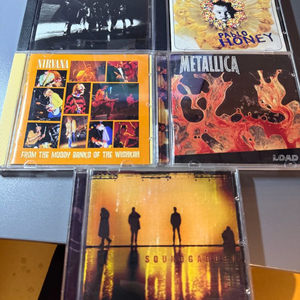 라디오헤드 스키드로우 사운드가든 너바나 메탈리카 음악 cd 앨범 이미지