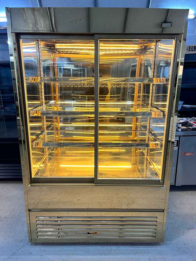 정육쇼케이스 1200 올스텐 4단 앞문형 숙성고 냉동고 냉장고 골드미러 올스텐 업소용 이미지