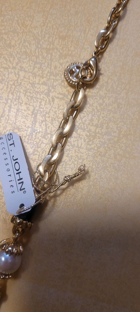 ST. JOHN 골드 체인 목걸이 이미지