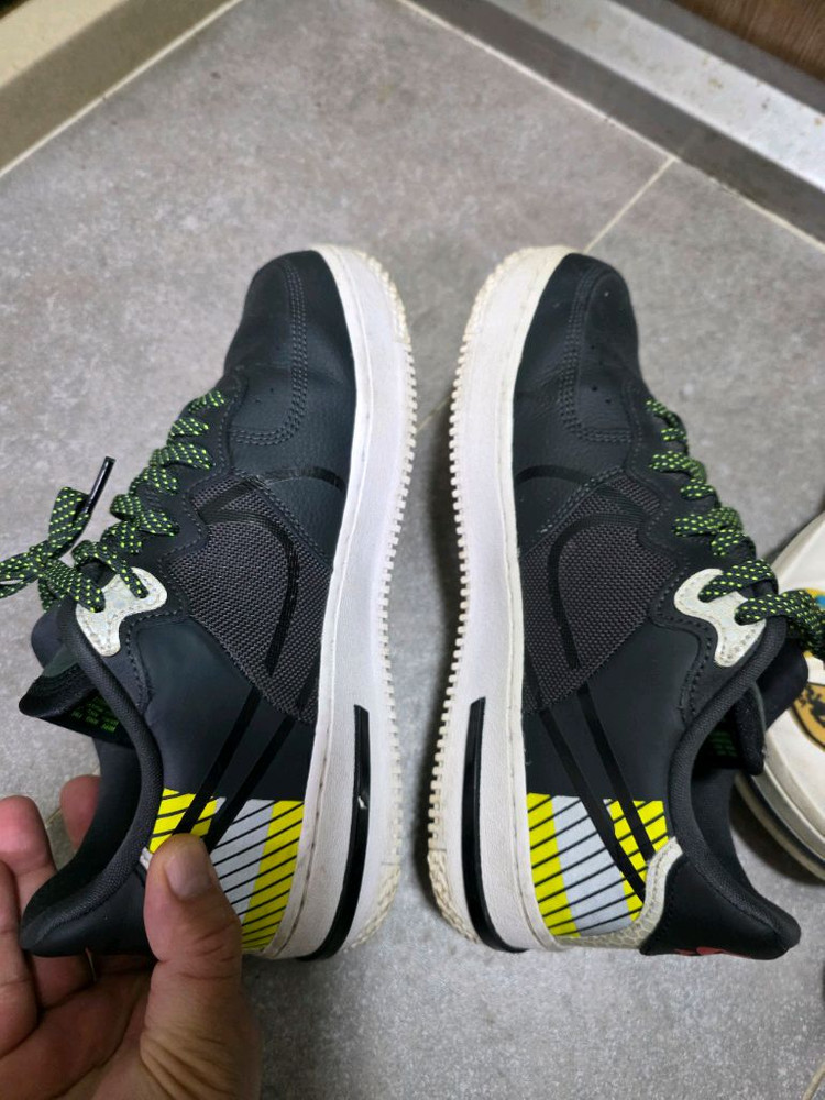 나이키 x 3M 에어포스 1 리액트 LX 앤트러사이트 블랙 네고X 이미지