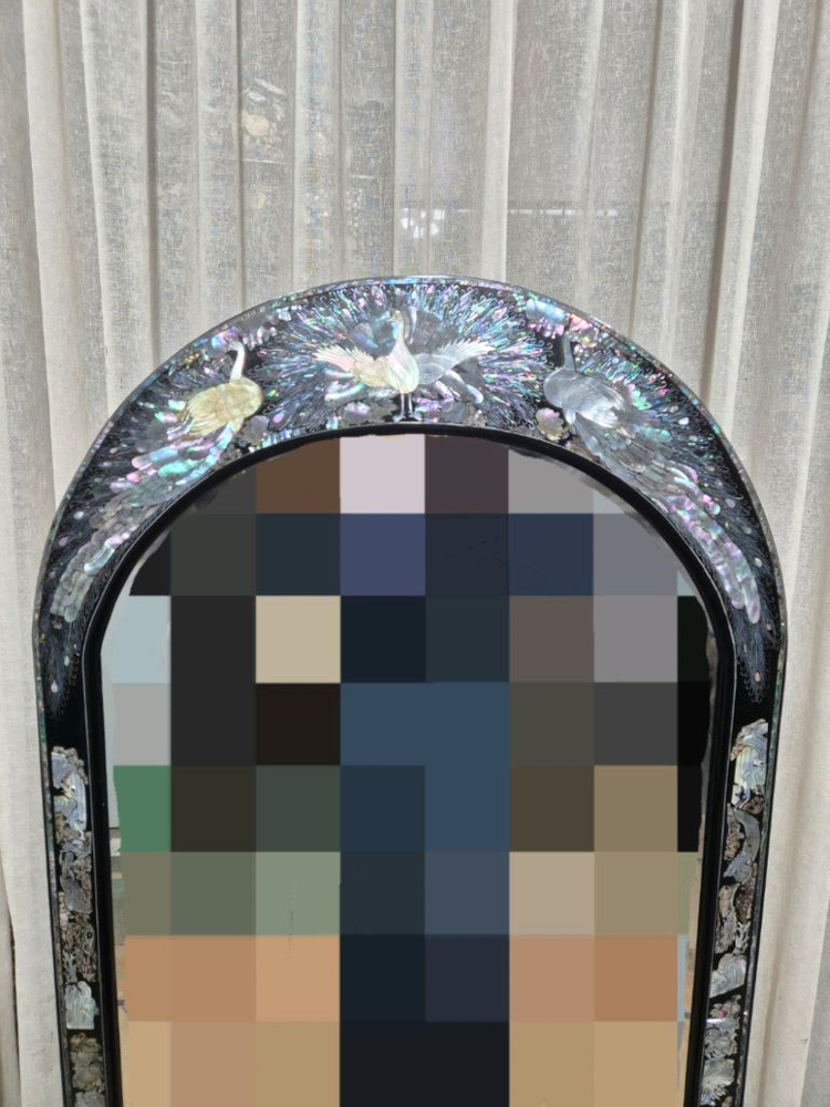 전통고가구 인테리어 자개화장대 이미지