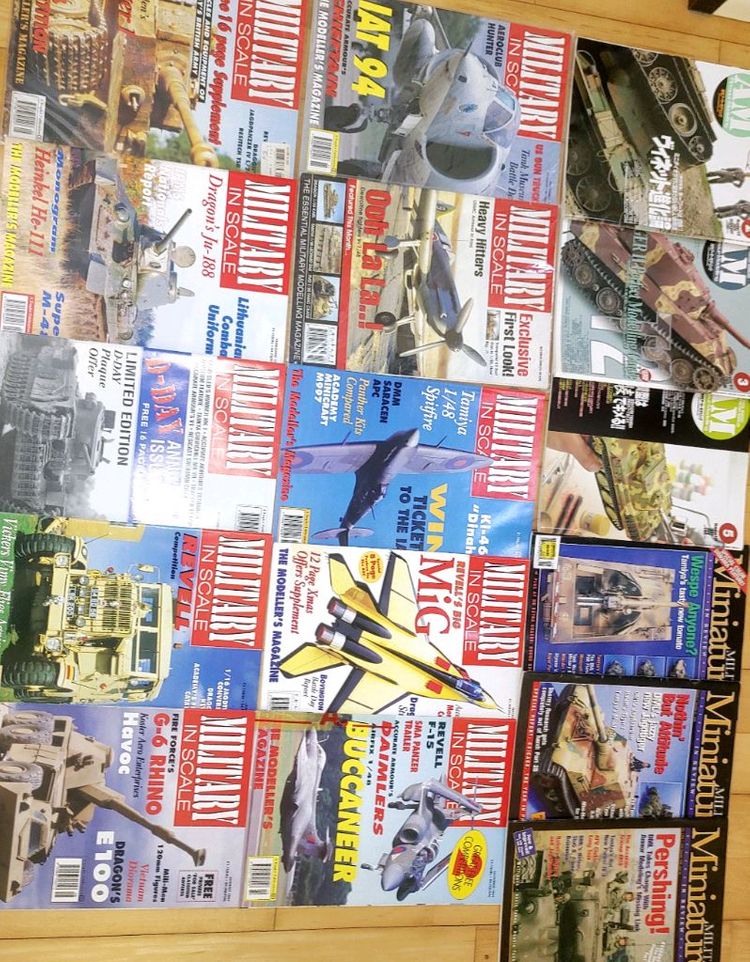 *각종교신가능*밀리터리프라모델(올드&레트로)전문잡지16권,일괄판매~바람에언덕에서 이미지