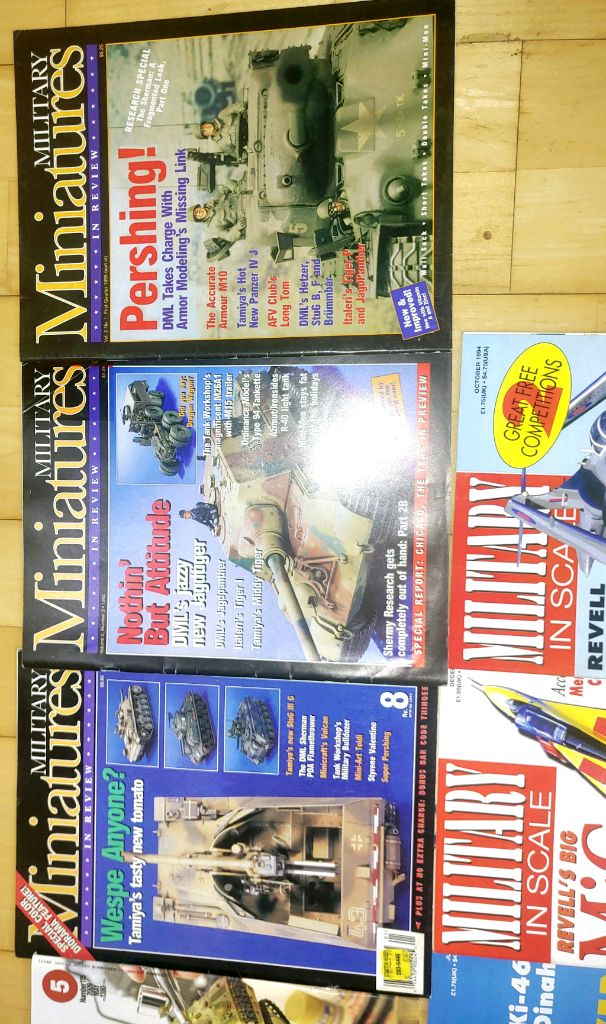 *각종교신가능*밀리터리프라모델(올드&레트로)전문잡지16권,일괄판매~바람에언덕에서 이미지