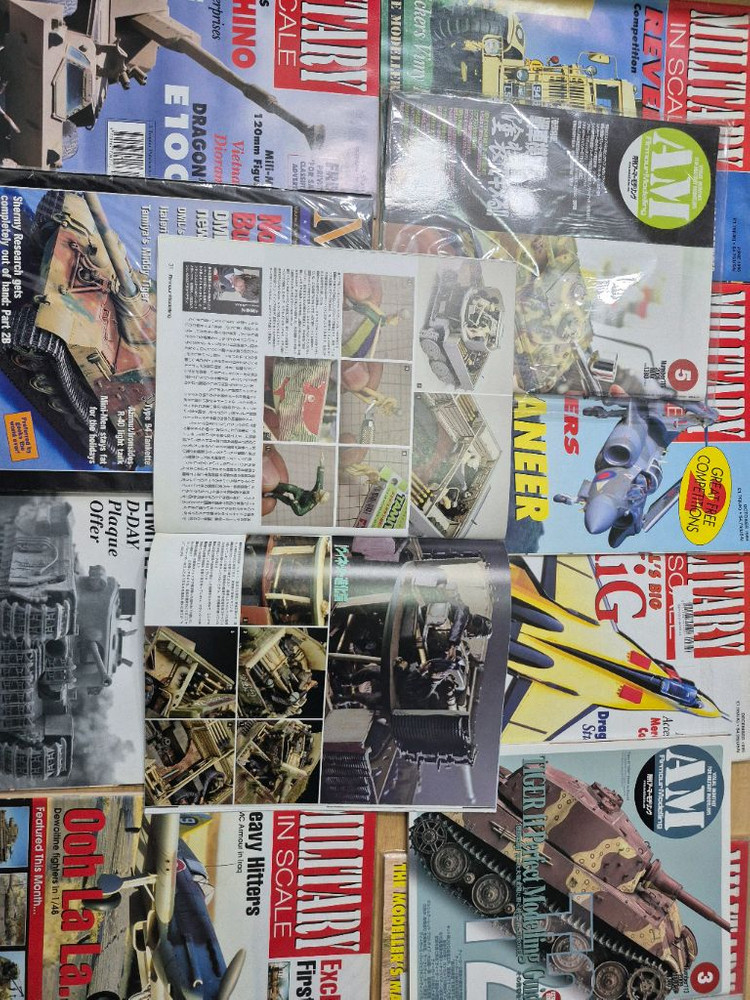 *각종교신가능*밀리터리프라모델(올드&레트로)전문잡지16권,일괄판매~바람에언덕에서 이미지