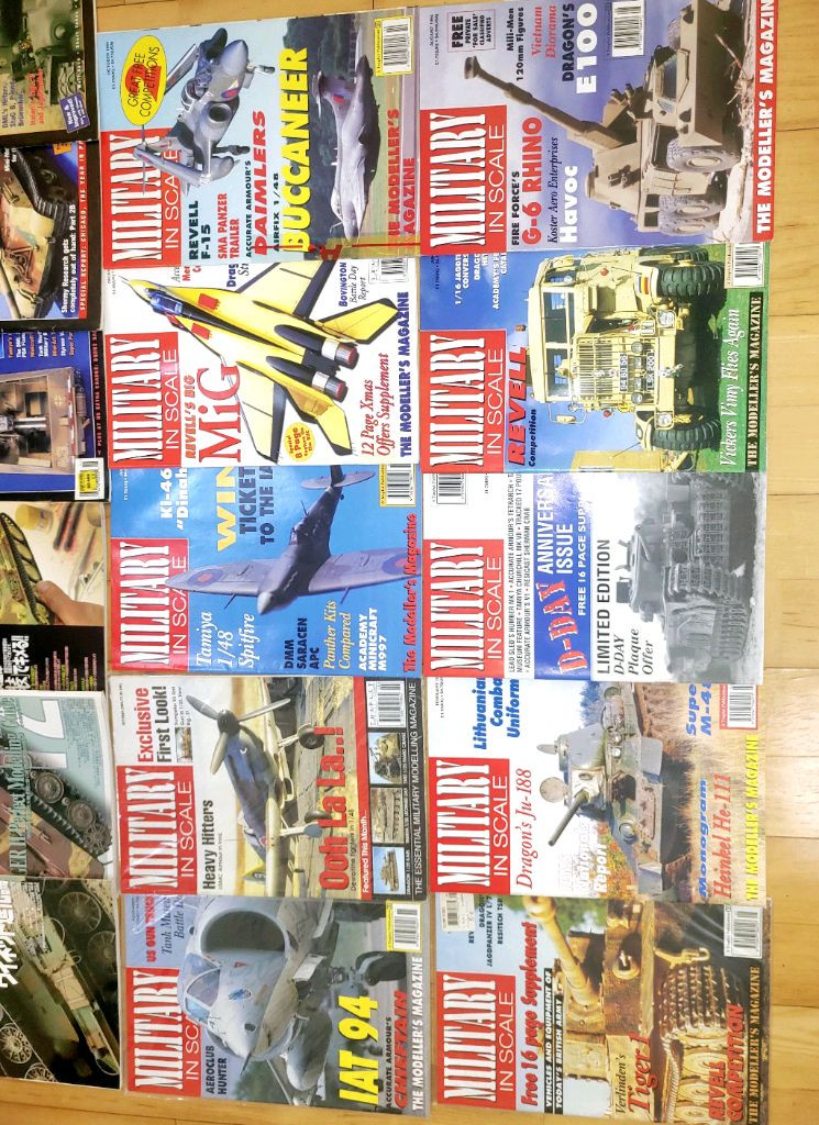 *각종교신가능*밀리터리프라모델(올드&레트로)전문잡지16권,일괄판매~바람에언덕에서 이미지