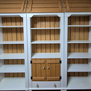 헤스티아 컨트리 3단 책장 세트 이미지