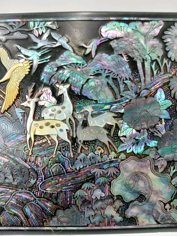 전통고가구 인테리어 자개액자 N70 이미지