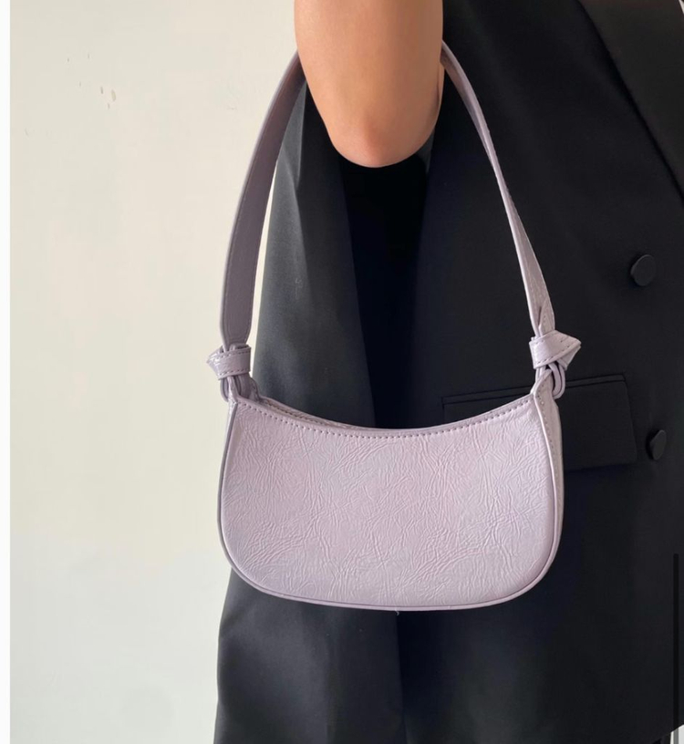 [옷장 정리] ZARA 자라 라일락 핸드백 자라 가방 이미지