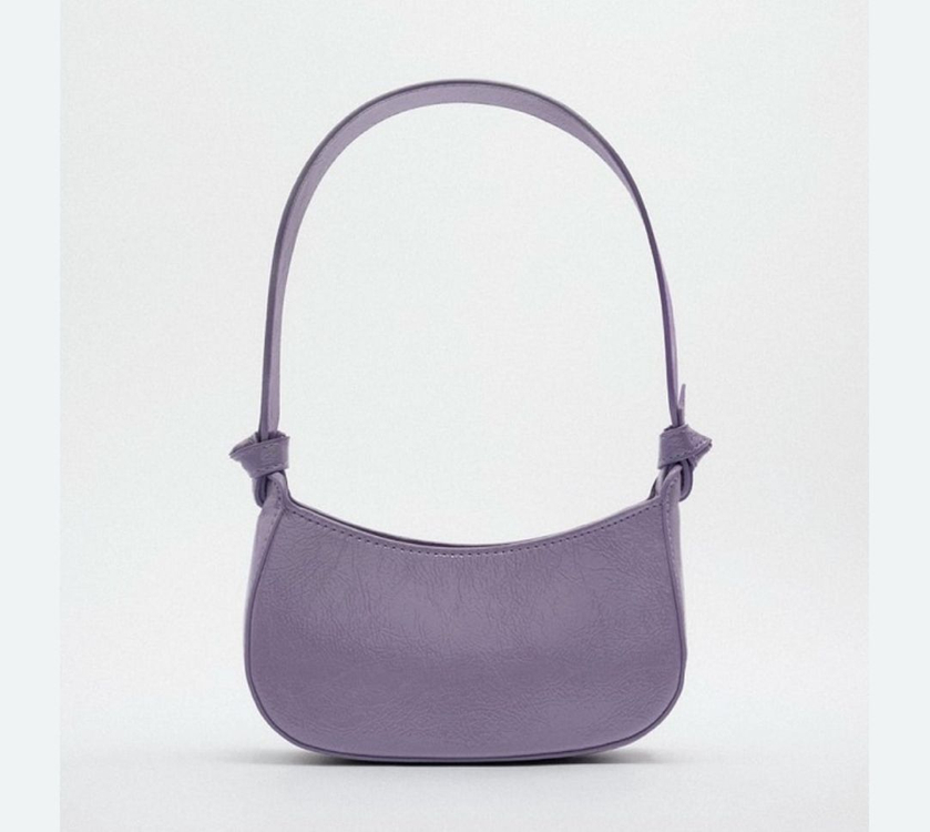 [옷장 정리] ZARA 자라 라일락 핸드백 자라 가방 이미지