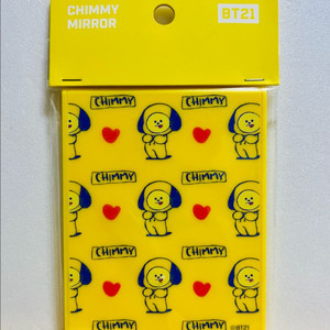 [미개봉] BT21 bts 지민 치미 접이식 포켓 거울 (2019) 이미지