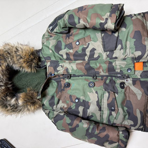 폴로 키즈 카모 패턴 아동 패딩점퍼 4t 이미지