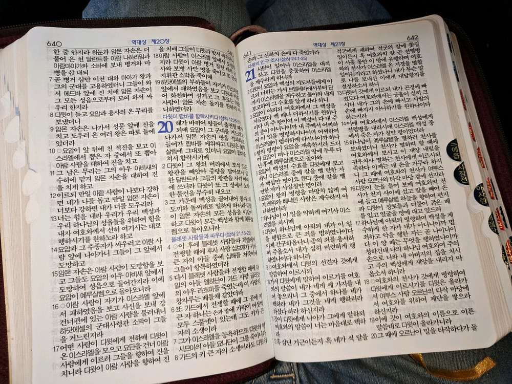 개역개정 성경전서 이미지