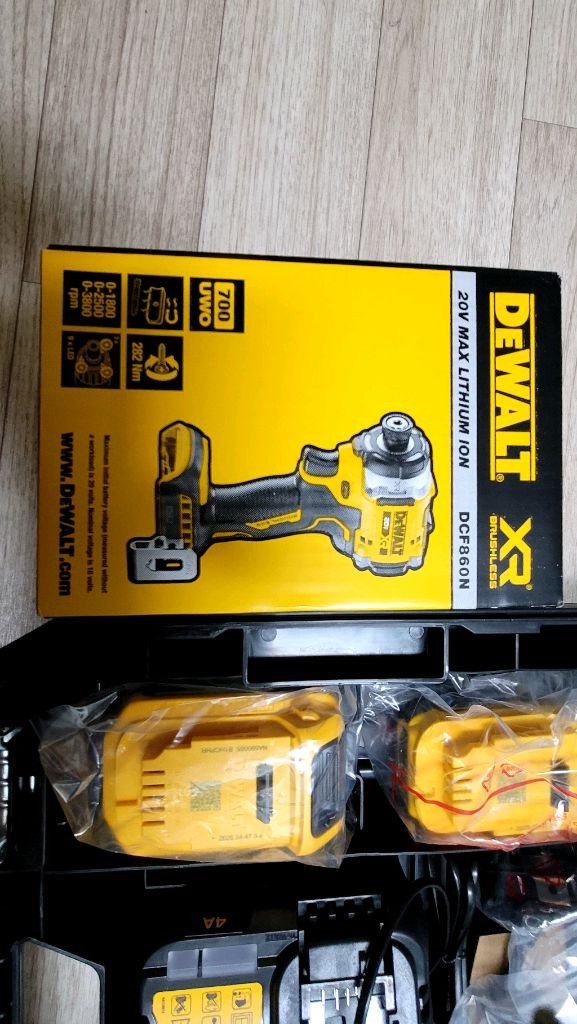 디월트 충전 임팩트 드라이버 해머드릴 세트 DCF860 DCD806 이미지