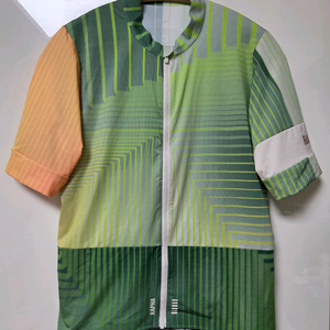 라파 프로팀 져지 스트라이프 그린 M 이미지