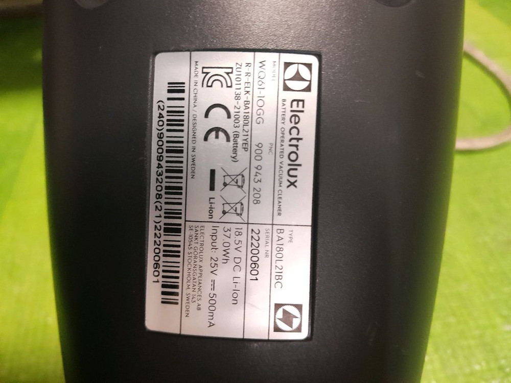 중고 일렉트로룩스 Well Q6 무선청소기 부품판매 44500원 이미지