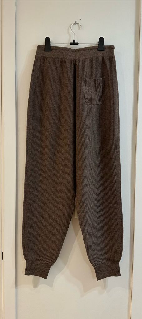 캐시미어 니트 후드집업 셋업 이미지