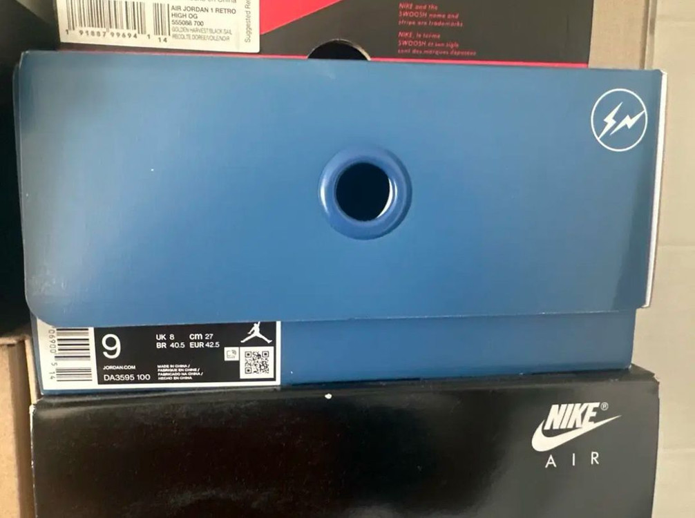 (270) 조던3 x 프라그먼트 레트로 SP 화이트 블랙 이미지