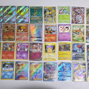포켓몬 카드 한판,북미,일판 프로모,고레어 48장+Ex,Gx,V등등 52장 이미지