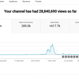 61만명 구독자 유튜브 채널 이미지