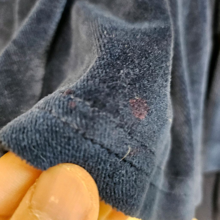 (L.110사이즈) 리미떼두두 Limitedoudou 밸벳 남색 치마바지 이미지