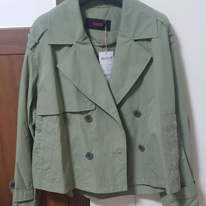 브랜드 Soup 숏트렌치자켓 55 여성봄자켓 새옷 이미지