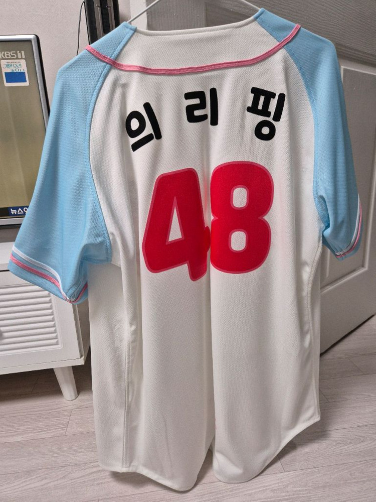 (95)기아 타이거즈 티니핑 유니폼 레플리카 블루 이의리 마킹 이미지