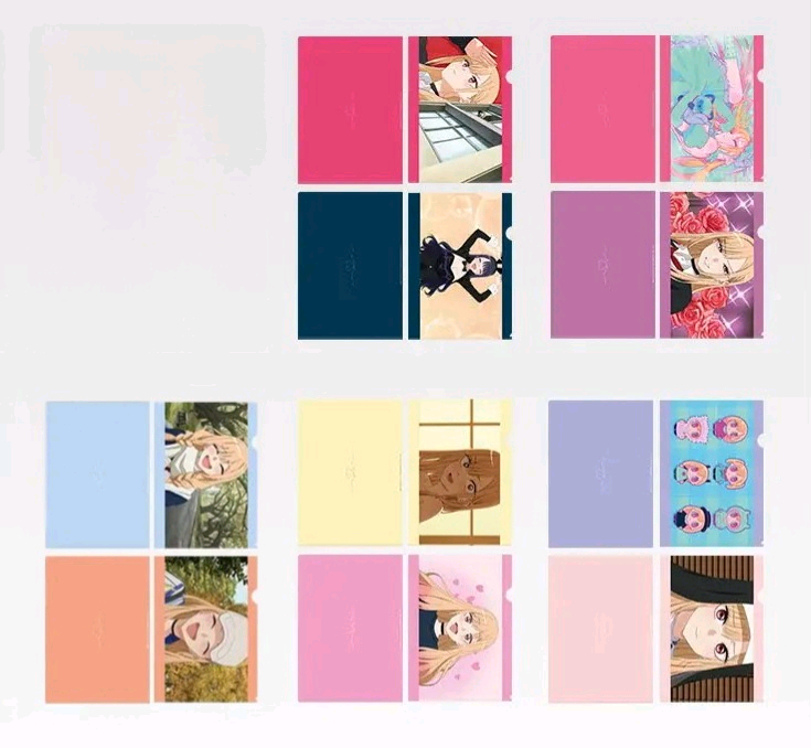 비스크돌 제일복권 G상 클리어파일 세트 마린 굿즈 그비스크돌은사랑을한다 이미지