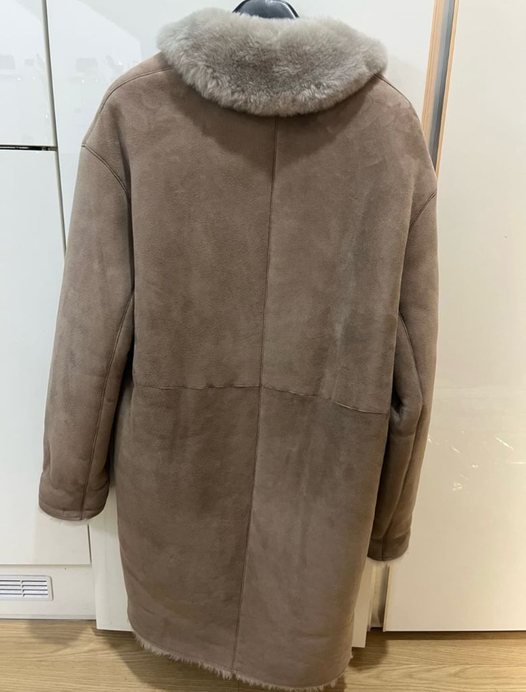 띠어리 가죽 무스탕 시어링코트 (새상품급) 이미지