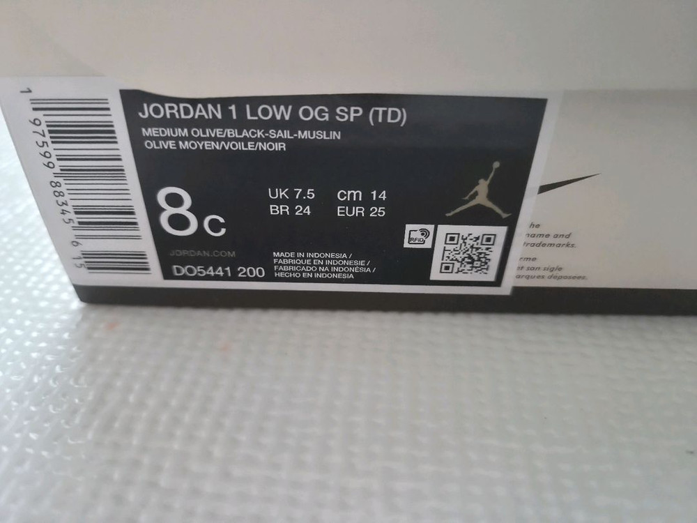(140)나이키 조던1 트래비스 스캇 올리브 TD 이미지