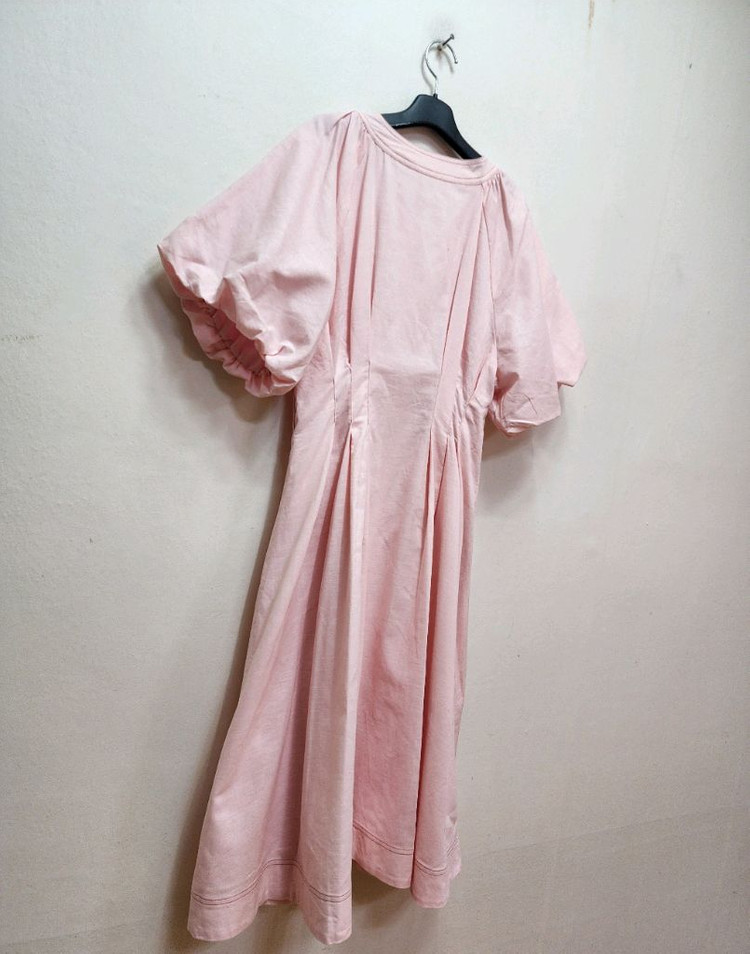 보카바카 버룬 슬리브 롱원피스 이미지