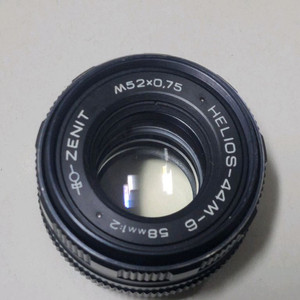 헬리오스 44M-6 58mm F2 수동 렌즈 이미지