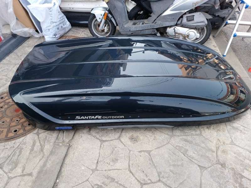 싼타페tm 코토일체형루프박스 블랙 중고 이미지