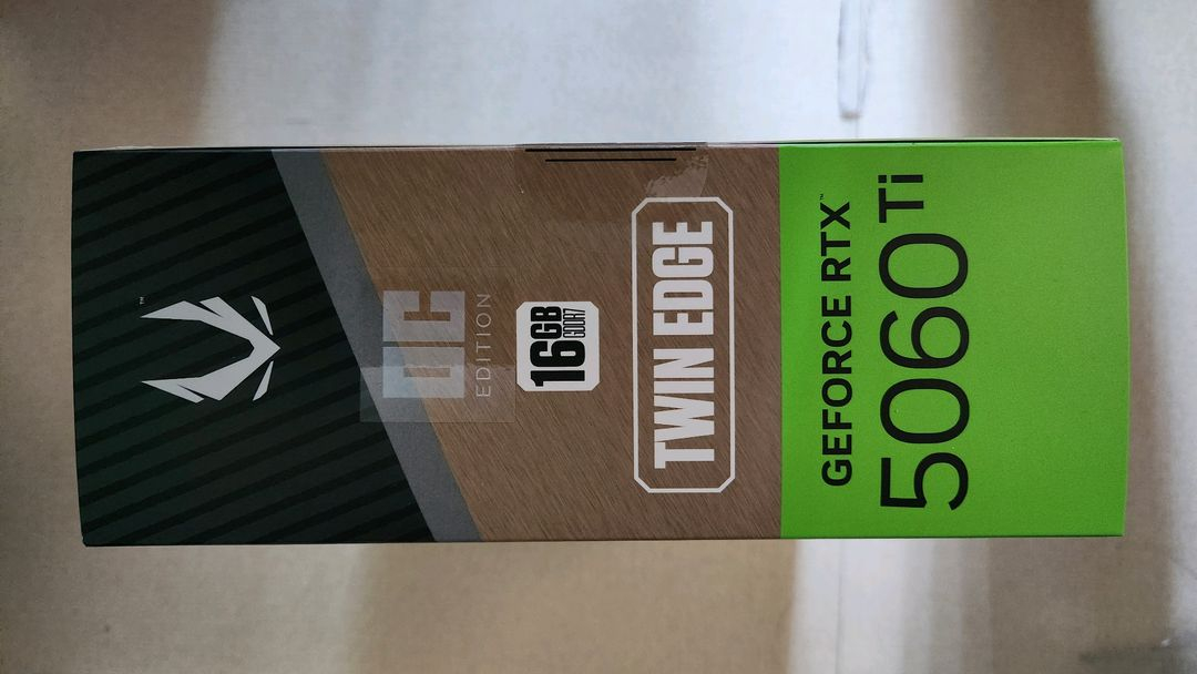 미개봉 ZOTAC 지포스 RTX 5060 Ti 16GB 그래픽카드 이미지