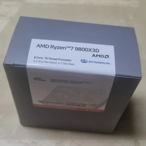 라이젠 9800x3d cpu 미개봉 이미지