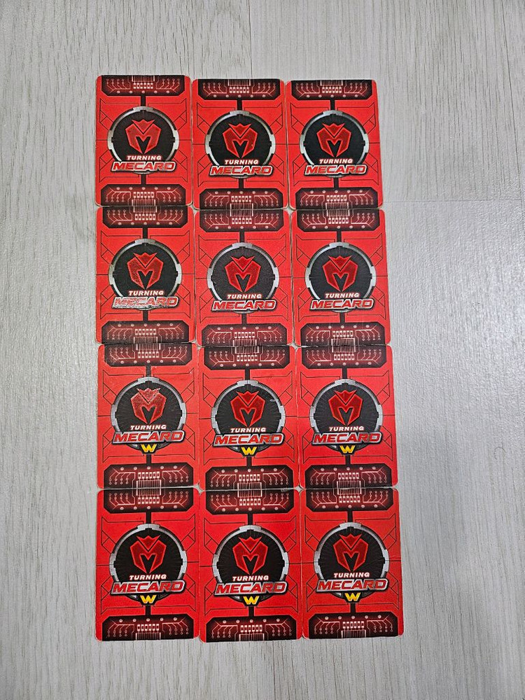 터닝메카드 W알타 6장 ,알타 6장 카드 12장 일괄 이미지