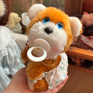 80년대 앤틱빈티지인형 쪽쪽이 아기곰인형 고전인형 고전완구문구 빈티지소품 쇼와레트로인형 모리걸 이미지