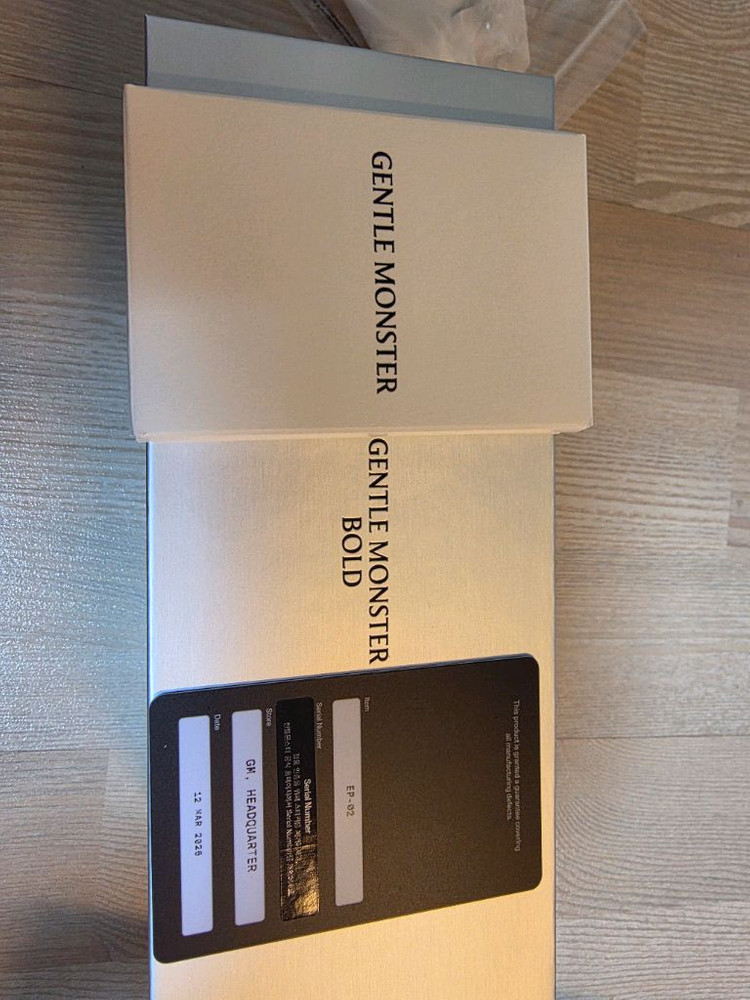 젠틀몬스터 EP 02 안경 이미지