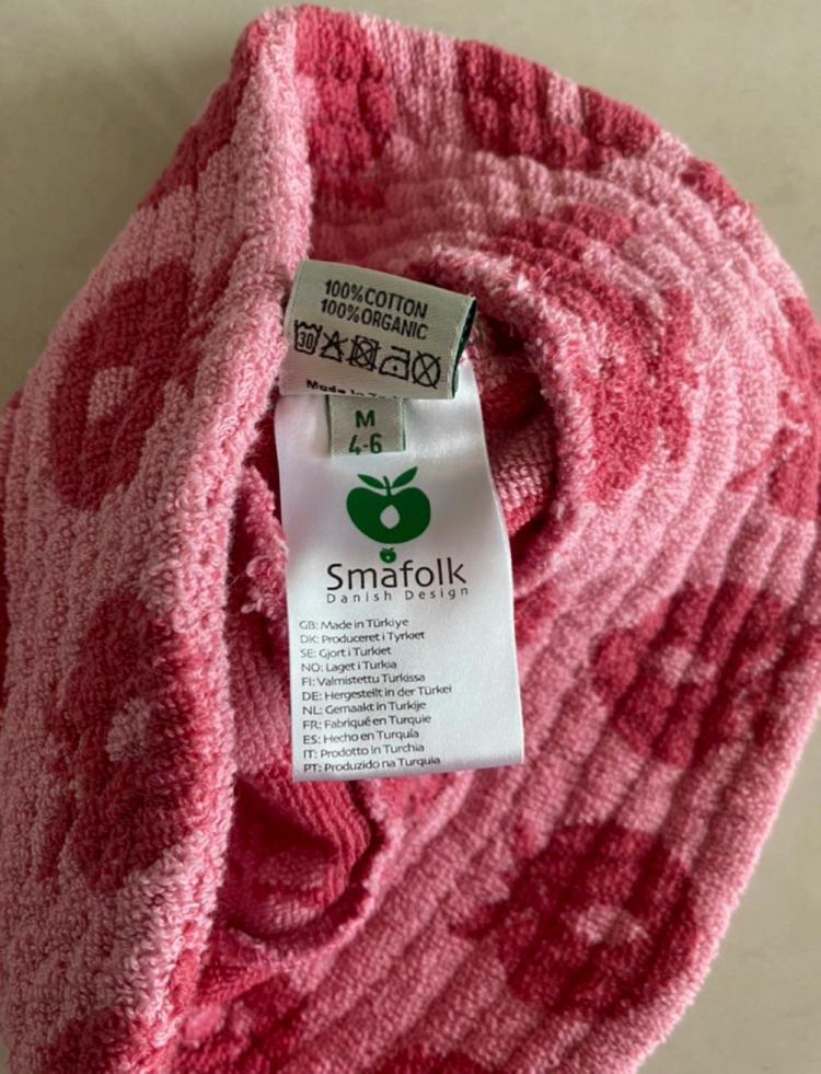 스마포크 애플 테리 모자 핑크 M4-6 이미지