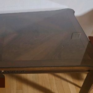 한국가구 고급원목 6인용 식탁 앤틱 심플 이미지