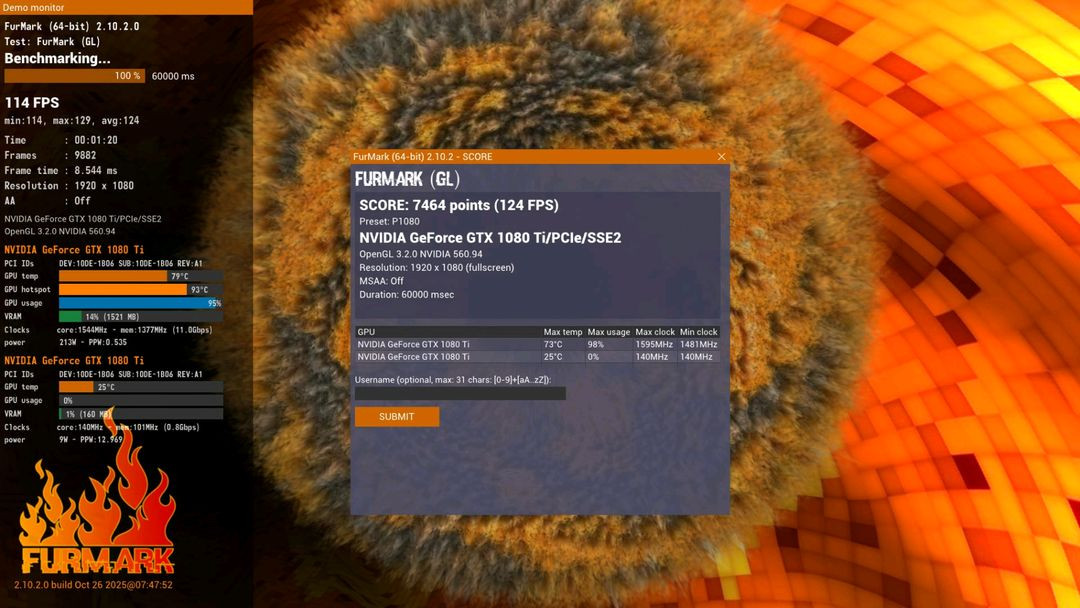 GeForce GTX 1080 Ti 그래픽카드 2개 이미지