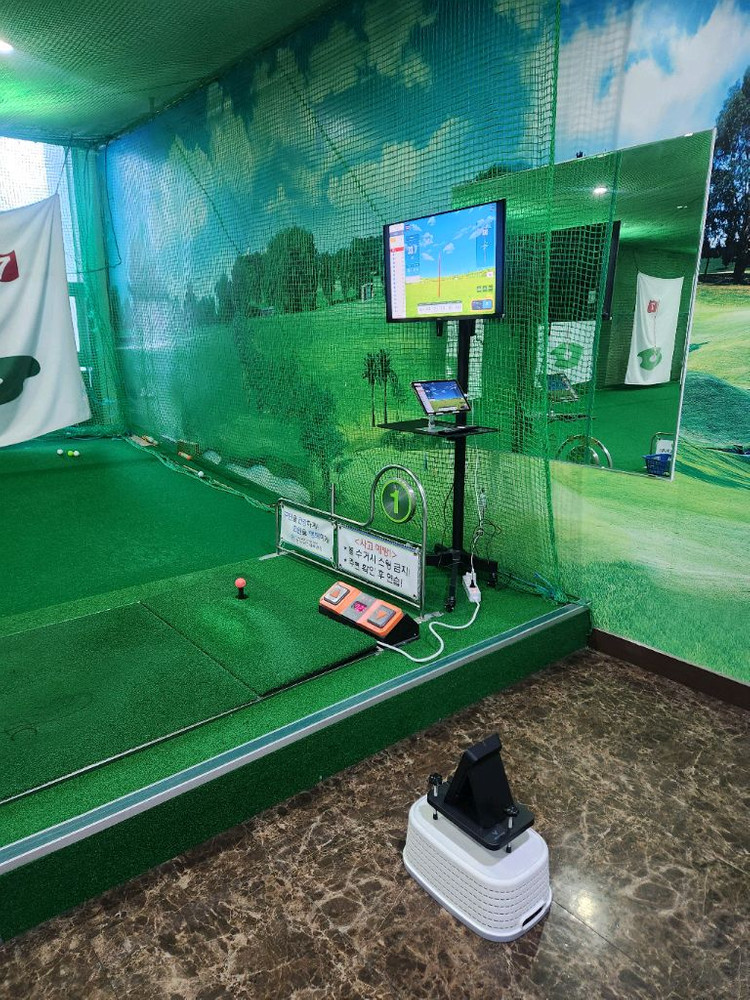 보이스캐디 SC4 pro 론치모니터 + 전용스탠드 이미지