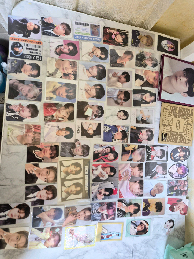 세븐틴 에이티즈 엔시티 드림 엔시티127 포카 증사 시그 해찬 정한 우영 종호 지성 디노 호시 마크 홍중 에스쿱스 이미지