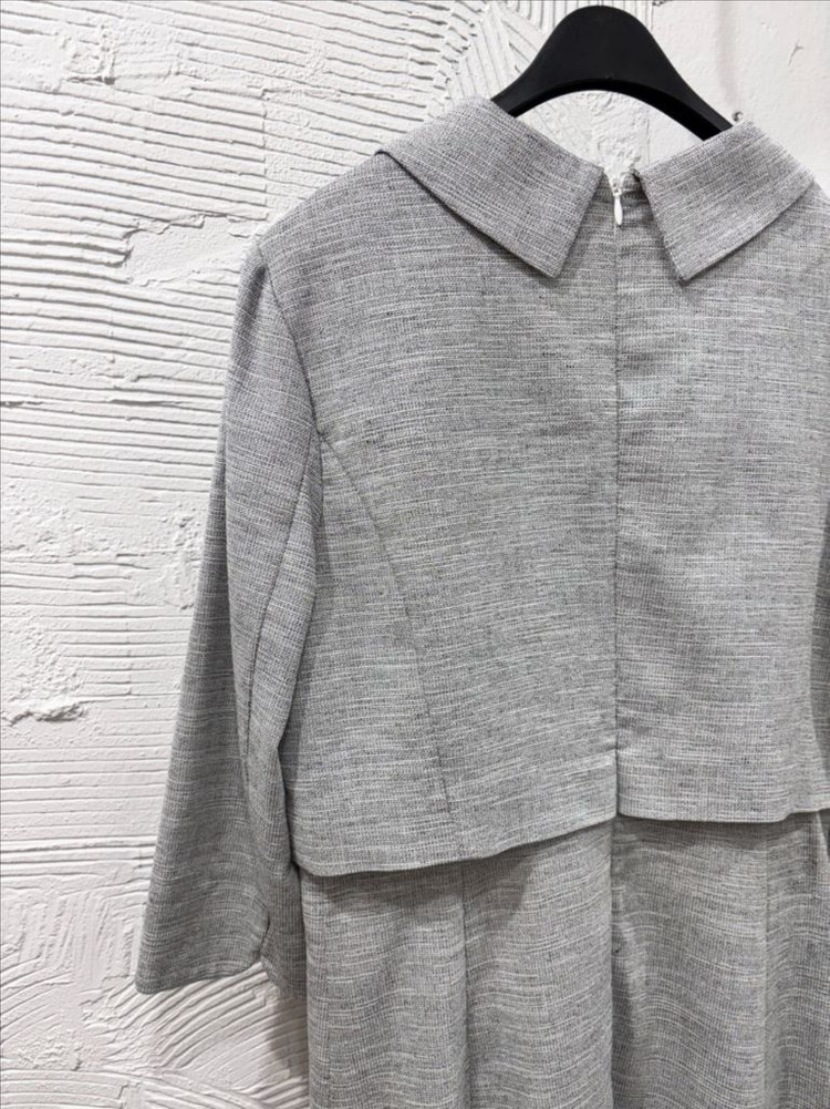 잇미샤 그레이 카라 원피스 이미지