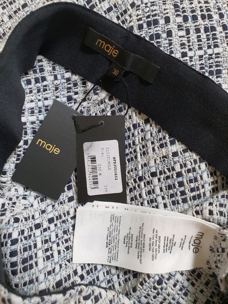 Maje 마쥬 트위드 미디 스커트 이미지