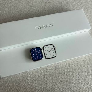 애플워치 7 스테인리스 실버 41mm 이미지