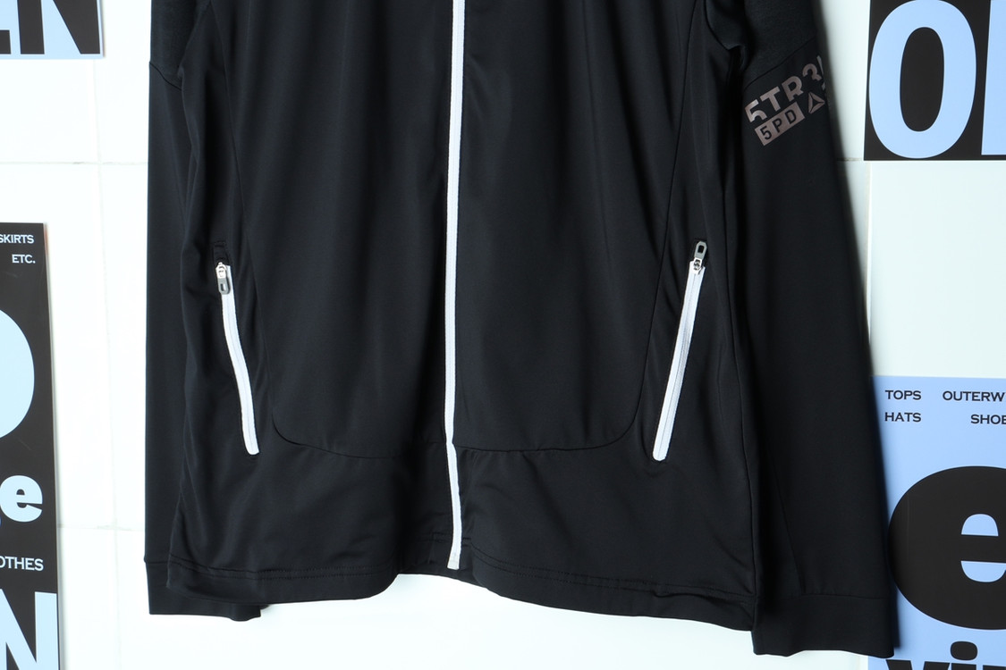 (XL-2XL) 리복 집업 바람막이 점퍼자켓 져지 이미지